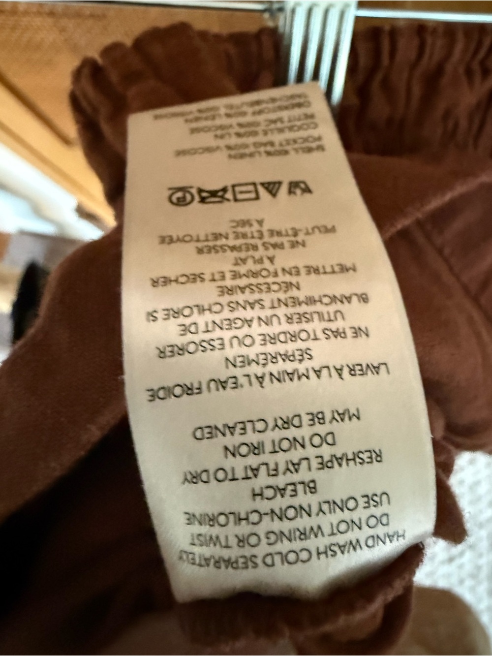 Anthropologie 100% Linen somerset shorts in Brown size Small EUC - Picture 6 of 9